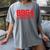 Red 8964 Never Forget Memory Self-Defense Protection Women's Comfort Colors T-Shirt Gray