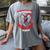 Red CHD Heart Disease Awareness Shirts In Memory Of Godson Women's Comfort Colors T-Shirt Gray