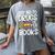 Red Ribbon Week Say No To Drugs Say Yes To Books Drug Free Women's Comfort Colors T-Shirt Gray