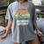 Retro Antisocial Butterfly Shirt For Introverts Women's Comfort Colors T-Shirt Gray