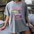 Retro Books Are My Love Language Valentine Book Lovers Women's Comfort Colors T-Shirt Gray Retro Books Are My Love Language Valentine Book Lovers Women's Comfort Colors T-Shirt Gray