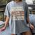 Retro A Day Without Reading Is Like Just Kidding Book Lover Women's Comfort Colors T-Shirt Gray