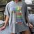 Retro Librarian Book Reader Library Book Reading Women's Comfort Colors T-Shirt Gray