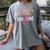 Retro Library Book Fair Queen School Reading Girls Women's Women's Comfort Colors T-Shirt Gray