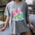 Retro Soft Drinks 80s 90s Nostalgia Cute Anime Aesthetic Tee Women's Comfort Colors T-Shirt Gray