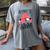 Retro Toon Introvert Sarcasm Anti-Social Nihilism Women's Comfort Colors T-Shirt Gray