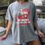Ribbon Blood Cancer Angel Memory Support Dad Mom Red Women's Comfort Colors T-Shirt Gray
