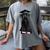 Russian Terrier Dog Graduation Cap Graduate Owner Grad Women's Comfort Colors T-Shirt Gray
