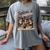 Salem Book Club Bookish Halloween Retro Salem Witch Book Women's Comfort Colors T-Shirt Gray