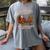 Santa Has The Right Idea Introvert Christmas Women's Comfort Colors T-Shirt Gray