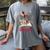Santa's Favorite Book Dragon Christmas Magic Women's Comfort Colors T-Shirt Gray