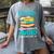 Sarcastic Books Anti Social Introvert Book Conversation Women's Comfort Colors T-Shirt Gray