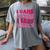 I Came I Saw I Left Early Sarcastic Introvert Saying Women's Comfort Colors T-Shirt Gray