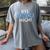 Say Goodbye To Junior High School Fun Graduation Women's Comfort Colors T-Shirt Gray