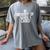 Saying In Memory Of When I Cared Women's Comfort Colors T-Shirt Gray