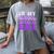 In My School Librarian Era Groovy Back To School Book Lover Women's Comfort Colors T-Shirt Gray