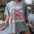 School Secretary Read Books And Know Things Flowers Flamingo Women's Comfort Colors T-Shirt Gray