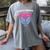 Secretly Bisexual Bi Introvert Bi Pride Antisocial LGBTQ Women's Comfort Colors T-Shirt Gray