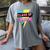 Senior 2023 Graduation Class Of 2023 Retro 90's Graduation Women's Comfort Colors T-Shirt Gray