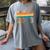 Senior 2023 Retro Class Of 2023 Seniors Graduation 23 Women's Comfort Colors T-Shirt Gray