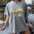 Senior 2024 Groovy Retro Class Of 2024 Graduation Senior 24 Women's Comfort Colors T-Shirt Gray