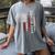 Senior 2026 American Flag Shirt USA Graduation Class Of 2026 Women's Comfort Colors T-Shirt Gray