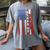 Senior 2026 Baseball American Flag Class Of 2026 Graduation Women's Comfort Colors T-Shirt Gray