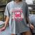 Senior 2026 Class Of 26 Coquette Pink Bow Graduation Sister Women's Comfort Colors T-Shirt Gray