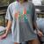Senior 2026 Class Of 2026 Retro Groovy Graduation Grad Women Women's Comfort Colors T-Shirt Gray
