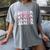 Senior 2027 Class Of 2027 Coquette Pink Bow Graduation 2027 Premium Tri-Blend Women's Comfort Colors T-Shirt Gray