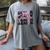 Senior 2027 Class Of 2027 Coquette Pink Bow Graduation 2027 Women's Comfort Colors T-Shirt Gray