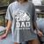 Senior Cheerleader Dad Cheer Class Of 2026 Graduation Men Women's Comfort Colors T-Shirt Gray