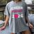 Senior Cheerleader Grandma Cheer Class Of 2026 Graduation Women's Comfort Colors T-Shirt Gray