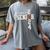 Senior Class Of 2024 Football Graduation Party Favors 2024 Women's Comfort Colors T-Shirt Gray