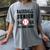 Senior Class Of 2025 Baseball Senior Night Graduation Party Women's Comfort Colors T-Shirt Gray