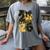 Senior Class Of 2026 Senior Girl Graduation Cap Coquette Bow Women's Comfort Colors T-Shirt Gray