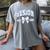 Senior Class Of 2026 Graduation Girly Floral Coquette Bow Women's Comfort Colors T-Shirt Gray