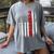 Senior Class Of 2026 Patriotic American USA Flag Graduation Women's Comfort Colors T-Shirt Gray