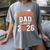 Senior Dad Class Of 2026 Graduate Basketball Graduation 2026 Women's Comfort Colors T-Shirt Gray