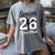 Senior Dance Mom Class Of 2026 Dancer Daughter Graduation Women's Comfort Colors T-Shirt Gray