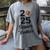 Senior Football Brother Class Of 2025 Graduation Graduate Women's Comfort Colors T-Shirt Gray