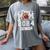 Senior Mom Class Of 2024 Football Proud Mom Graduation Women's Comfort Colors T-Shirt Gray