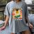 Senior Mom Class Of 2026 Daisy Flower Retro Graduation Women's Comfort Colors T-Shirt Gray