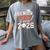Senior Mom Class Of 2026 Graduate Baseball 2026 Graduation Women's Comfort Colors T-Shirt Gray