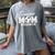 Senior Mom Class Of 2026 Soccer Mom Graduation Premium Tri-Blend Women's Comfort Colors T-Shirt Gray
