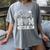 Senior Mom Class Of 2027 Senior Mama 2027 Graduation Women's Comfort Colors T-Shirt Gray