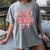 Senior Twenty Twenty-Six Coquette Graduation Class Of 2026 Women's Comfort Colors T-Shirt Gray