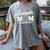 Senior Volleyball Mom Class Of 2027 Graduation Graduate Women's Comfort Colors T-Shirt Gray