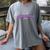 Seniorella 2019 Shirt Senior Class Graduation Women's Comfort Colors T-Shirt Gray