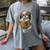 Shih Tzu Book How To Train Your Human Funny Dog Motif Women's Comfort Colors T-Shirt Gray